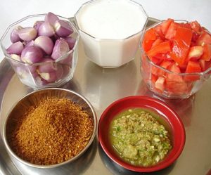 Ingredients for chettinad chicken recipe